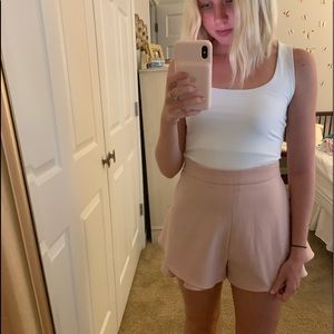 ZARA light pink shorts